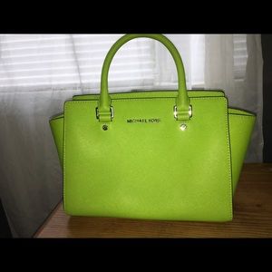 Michael Kors Lime Green Medium Bag
